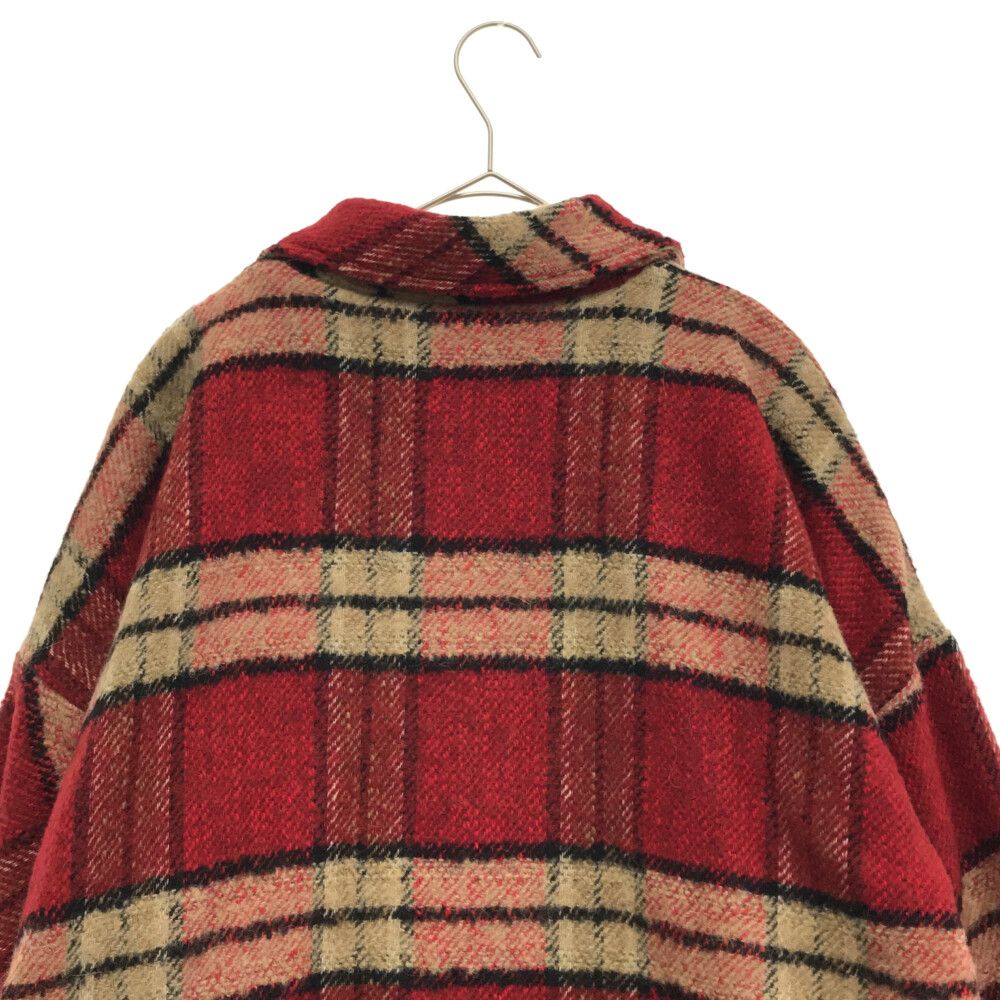 ERL (イーアールエル) Woven Blanket Coat チェック柄 ブランケット  