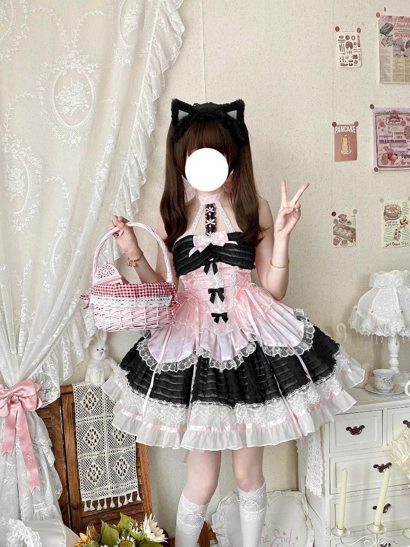 LT-92 豪華姫系 lolita 可愛 レトロ風 オリジナル 洋服 ロリータ ワンピース 美しい刺繍