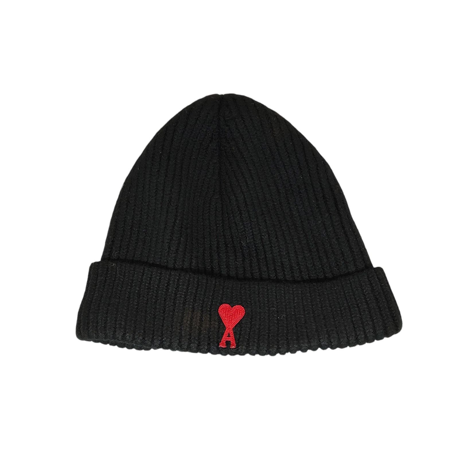 AMI PARIS アミ パリス ニット キャップ 不明 ブラック - メルカリ