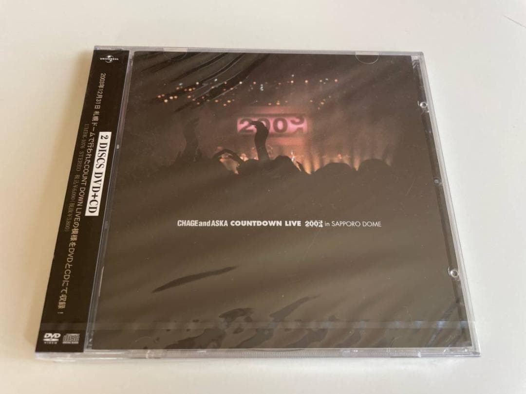 DVD DVD+CD CHAGE&ASKA COUNTDOWN LIVE 03＞＞04 IN SAPPORO DOME