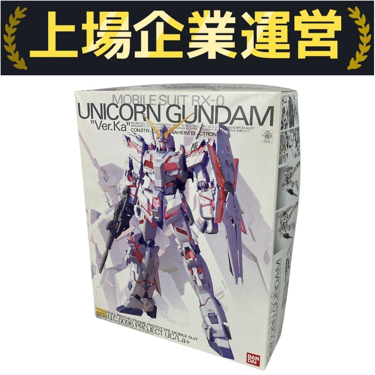 BANDAI MG RX-0 Ver.Ka フルサイコフレーム 実装型試作モビル