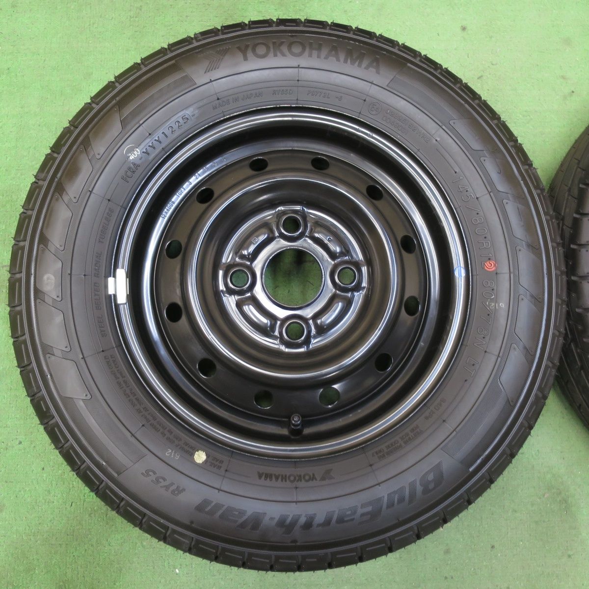 新車外し！スズキエブリイ！12インチ スチールホイール ブラック スズキ 純正 スチールホイール 12インチ 3 5J 4本セット SUZUKI