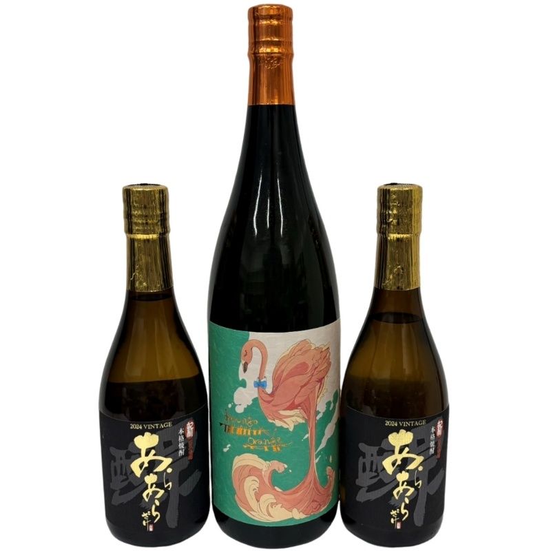 焼酎 3本セット フラミンゴオレンジ / あらあらざけ 1800ml 720ml 国分 