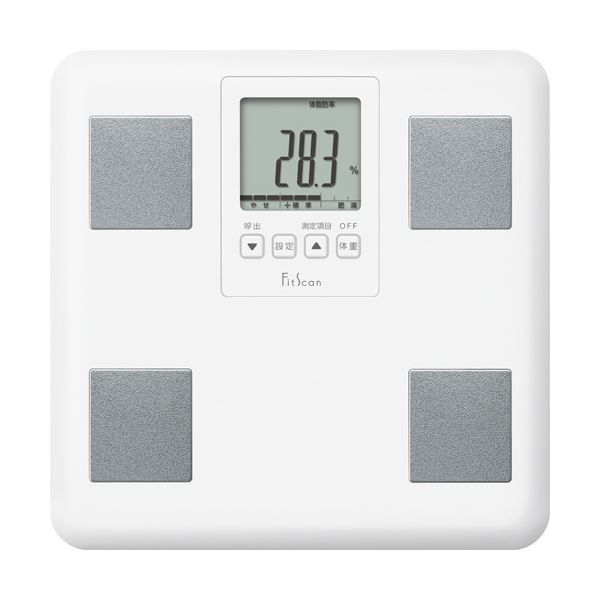 タニタ 体組成計 FitScan ホワイト FS-200-WH 1台