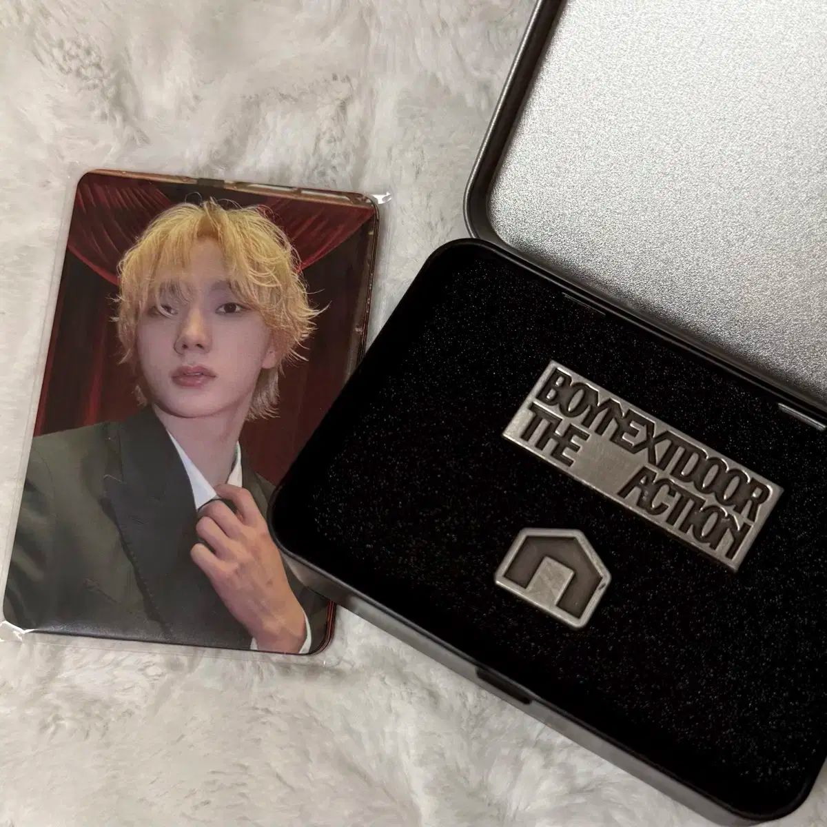 Boynextdoor 韓国　ショーケース　トレカ　バッジ　セット BOYNEXTDOOR(ボイネク) アクション ショーケース トレカ ティンケース