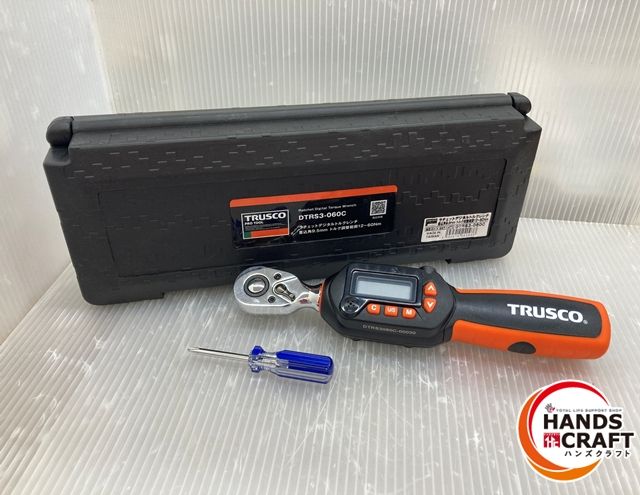 |現状品 トラスコ DTRS3-060C ラチェットデジタルトルクレンチ ケース付き