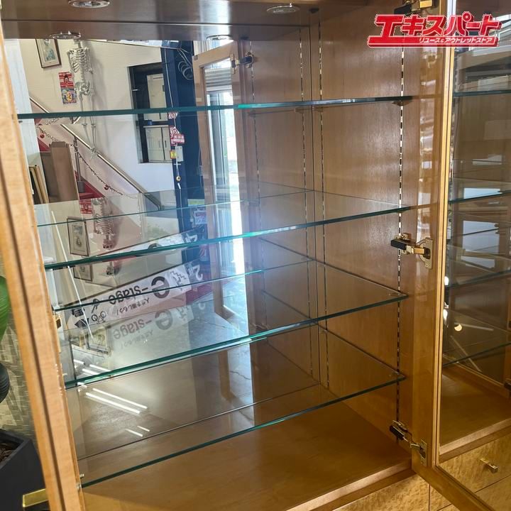 IDC大塚家具 スプレンダー バーズアイメープル キュリオケース