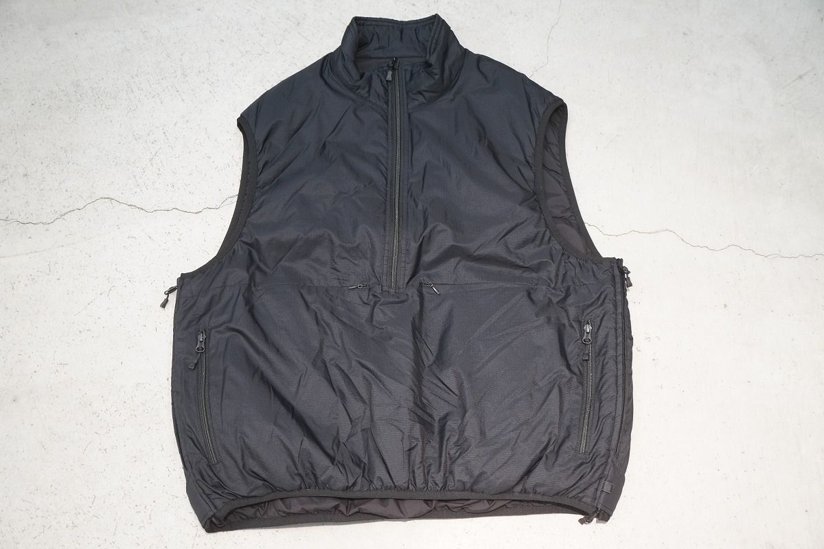 正規 23AW DAIWA PIER39 ダイワピア39 TECH REVERSIBLE PULLOVER PUFF VEST BJ-23023W リバーシブル 中綿 ダウン ベスト M黒本物929P♪