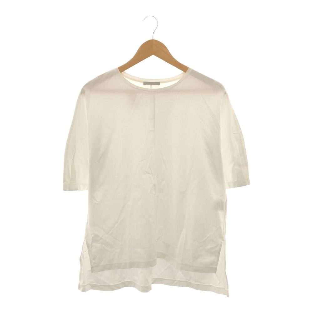 美品 theory luxe セオリー 3101016 Tシャツ 38(M) 半袖 ウォッシャブル クルーネック レディース AN899A36 