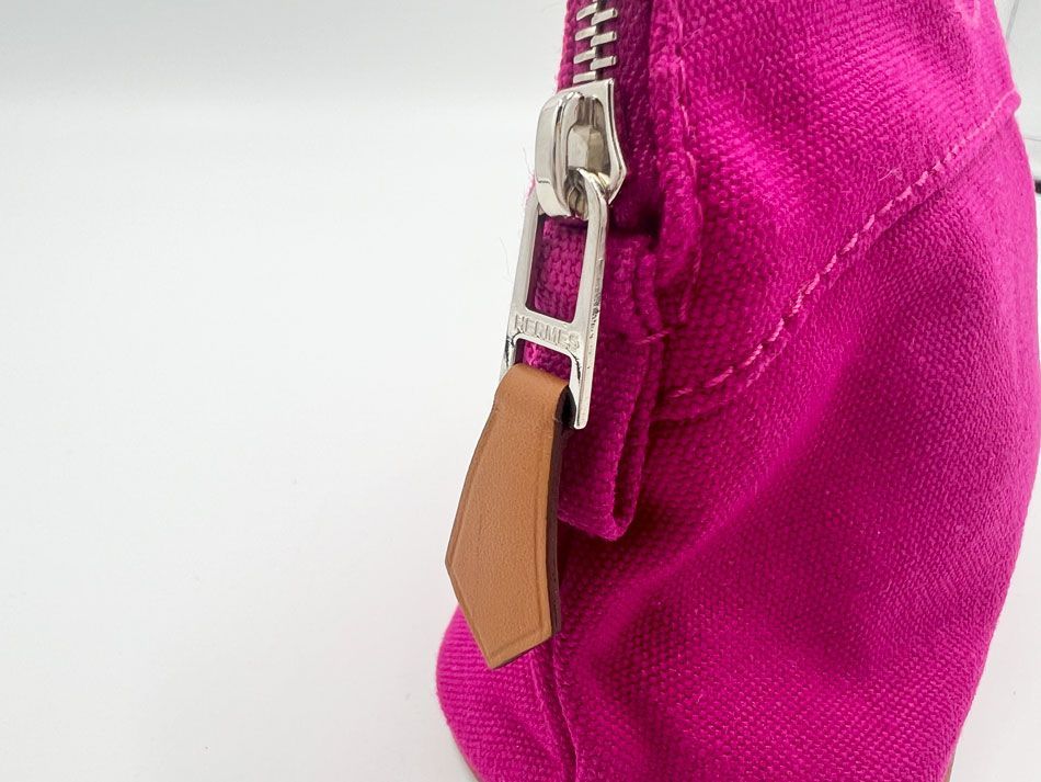 HERMES エルメス ボリードポーチ ミニミニ フューシャ ピンク オレンジ  