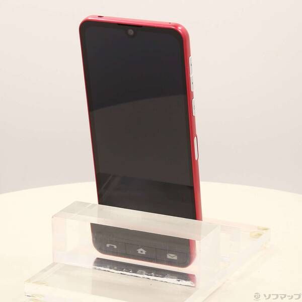 品〕 BASIO active 64GB レッド SHG09 au SIMフリー 【公式通販】