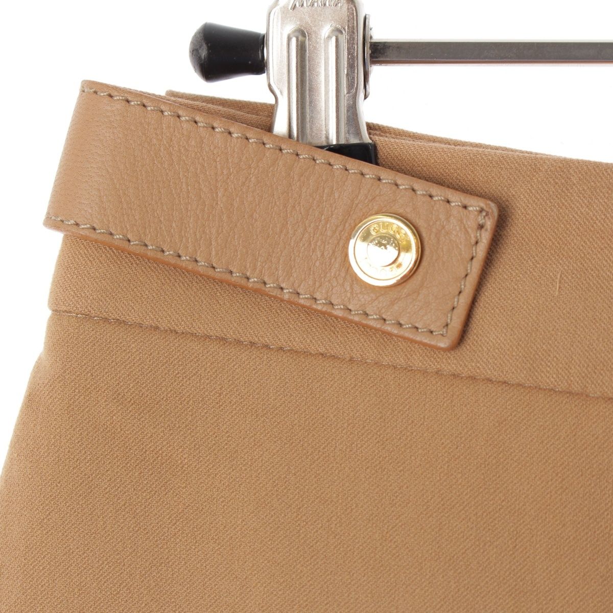 レザーベルトデザイン スラックス