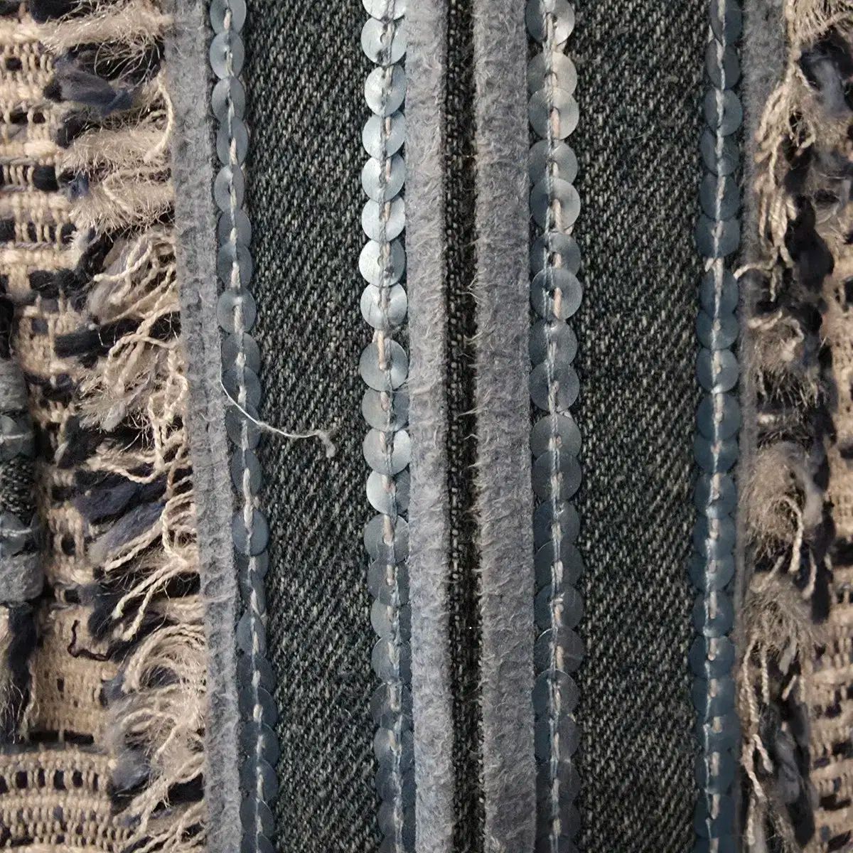 級 MISSHA スパンコール ポイント ツイード ジャケット WWW_MORNINGWALKER_COM