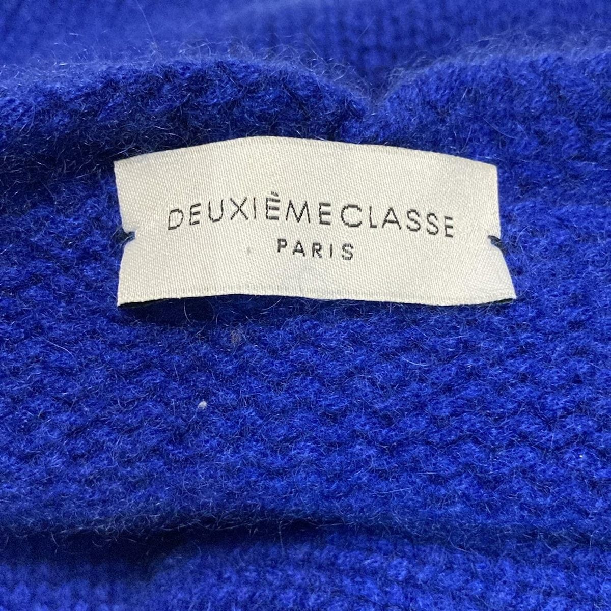 DEUXIEME CLASSE - DEUXIEME CLASSE(ドゥーズィエム) 長袖セーター レディース - ネイビー Vネック/カシミヤ DEUXIEME CLASSE(ドゥーズィエム) 長袖セーター レディース