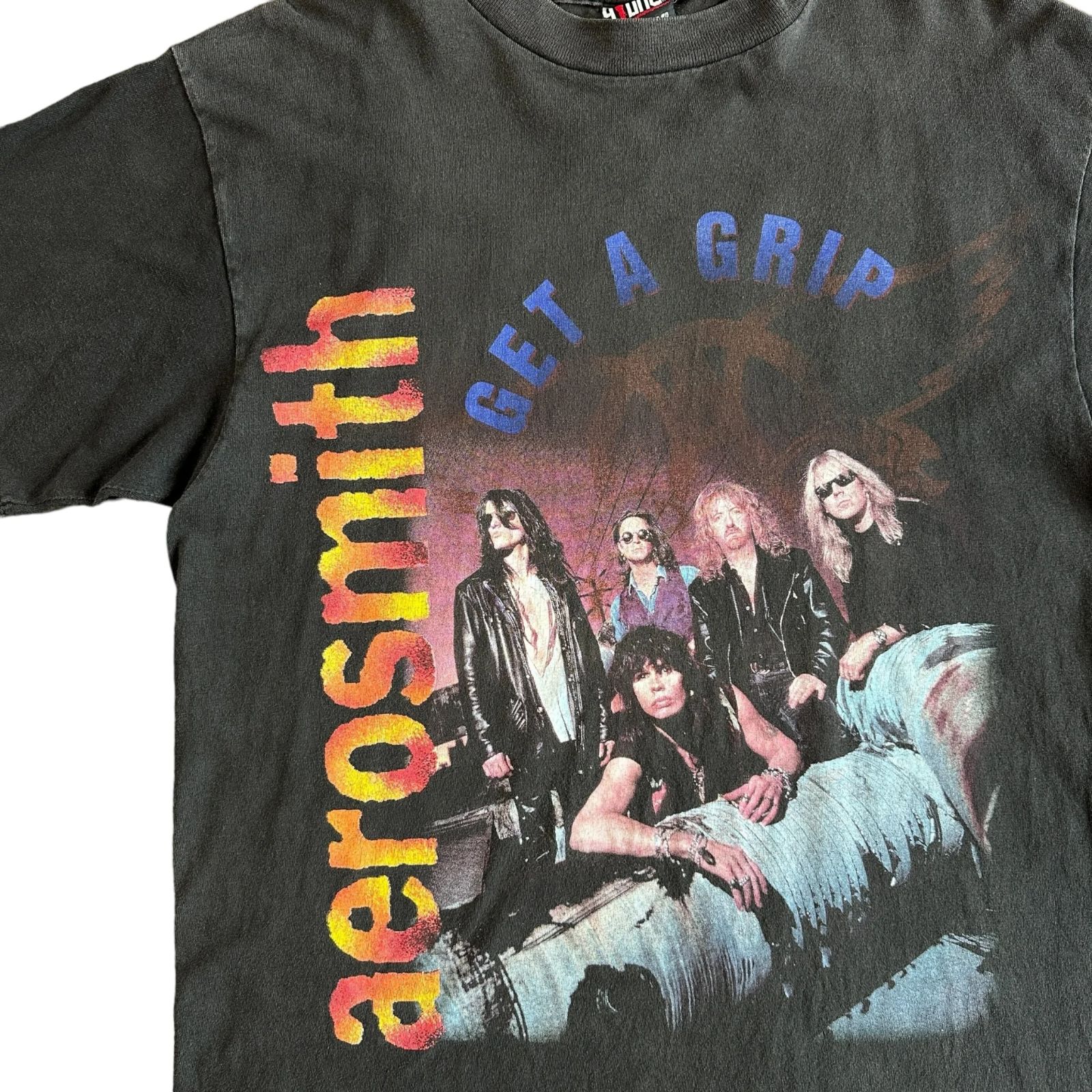 AEROSMITH GET A GRIP Tee Black Fits XL - メルカリ
