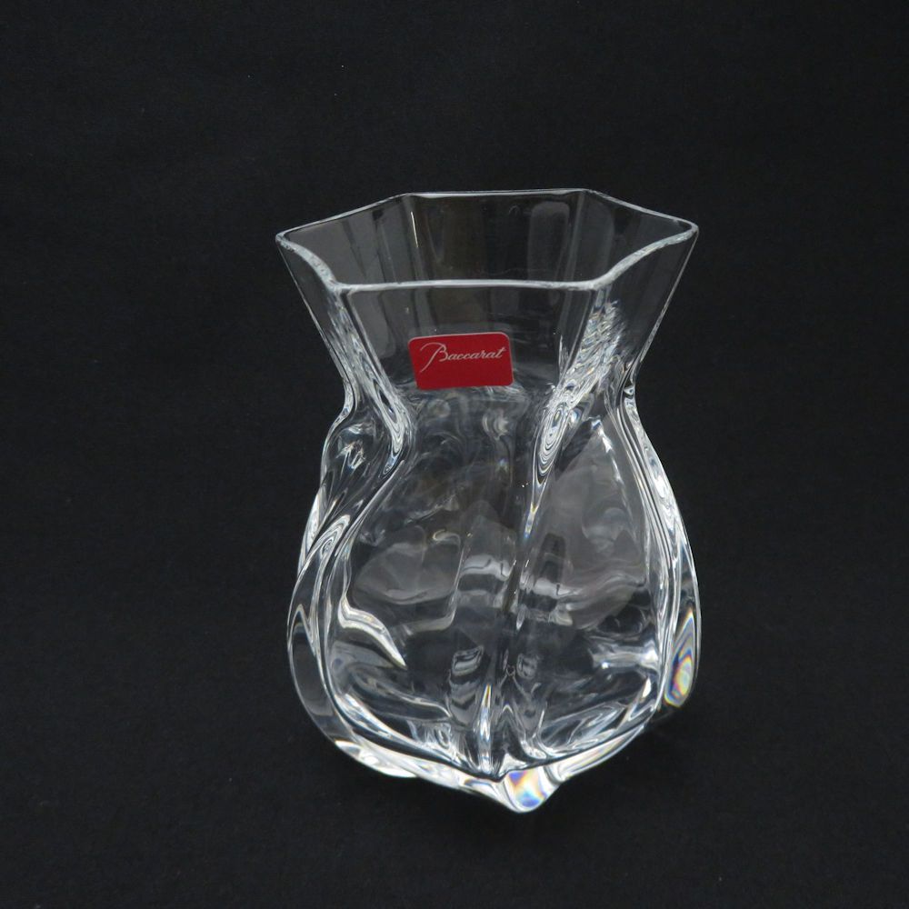 Baccarat バカラ corolle コローユ 花瓶 フラワーベース 美品 Baccarat バカラ corolle コローユ 花瓶 クリスタル