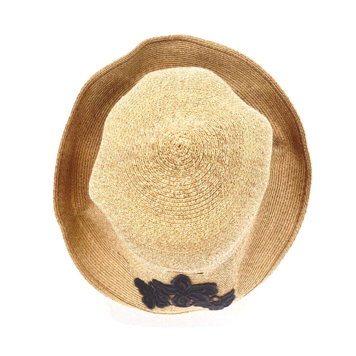 アシーナニューヨーク】花柄 フラワー レース ペーパー ハット