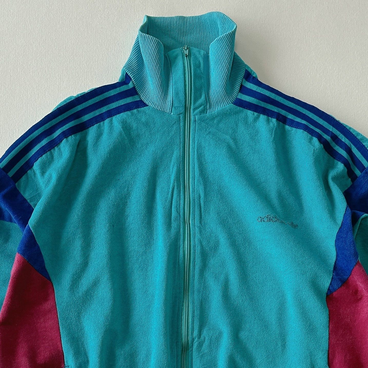 80s アディダス ベロア トラックジャケット ルーマニア製 adidas Euro