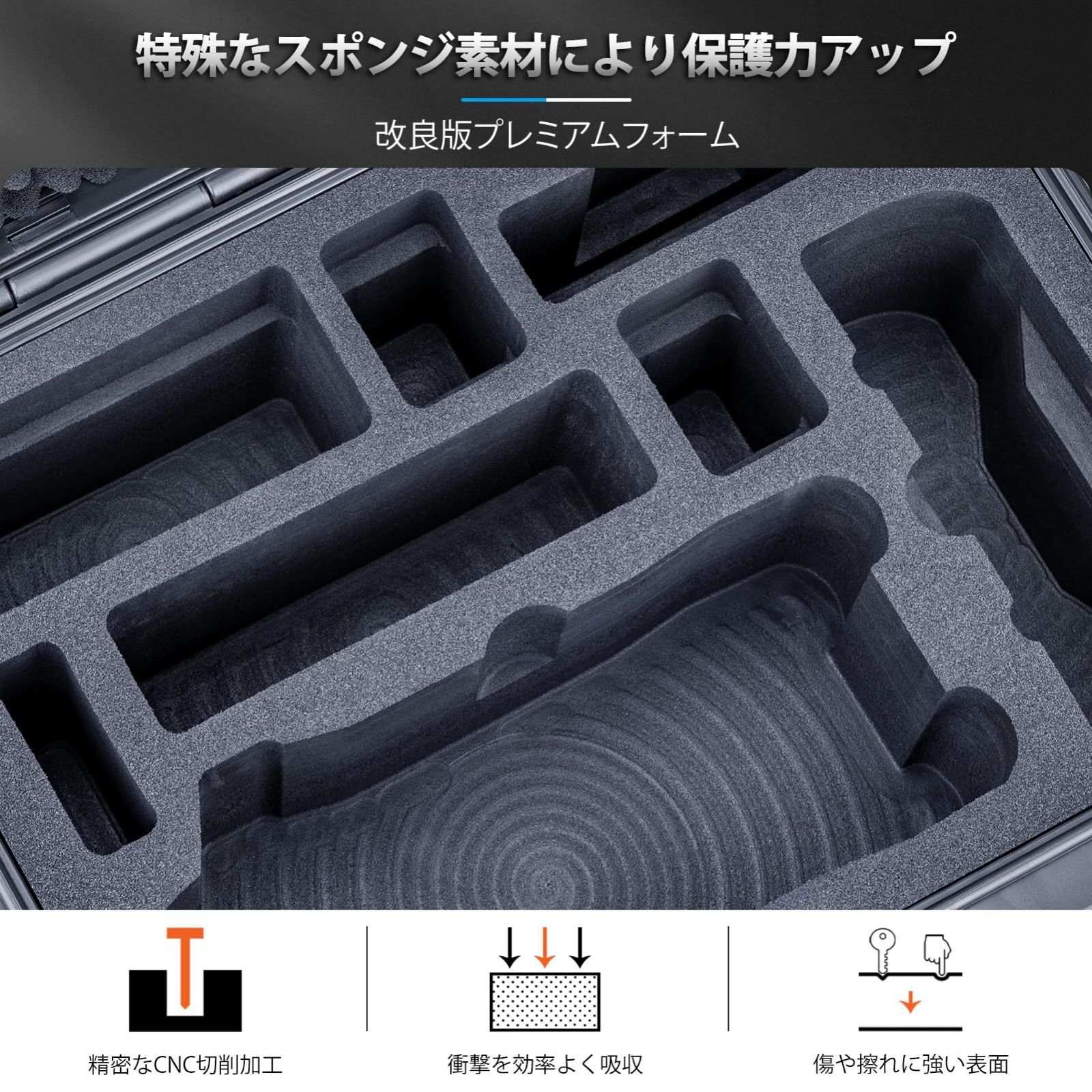 自在な Lykus Titan M400 防水ケース DJI Mavic 4 Pro Fly More|クリエイターコンボ DJI RC Pro 2|RC2 送信機に適用 最大でバッテリー6個を収納 ケースのみ 情報が満載。