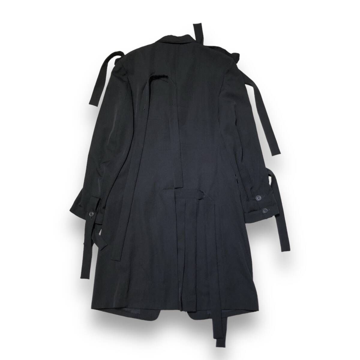 20ss Yohji Yamamoto POUR HOMME TAPEARRANGE JKT LONGCOAT BLACK size  