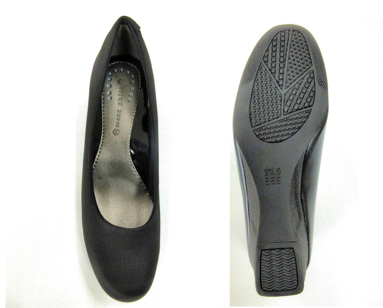 メルカリshops パンプス フォーマル 黒 防水 モスフロックス Moss Phlox 7707