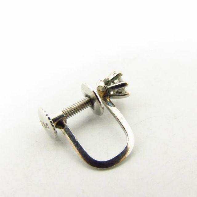 Pt850 プラチナ 0.1ct ペア イヤリング 約1.6g ▽AC23719 - メルカリ