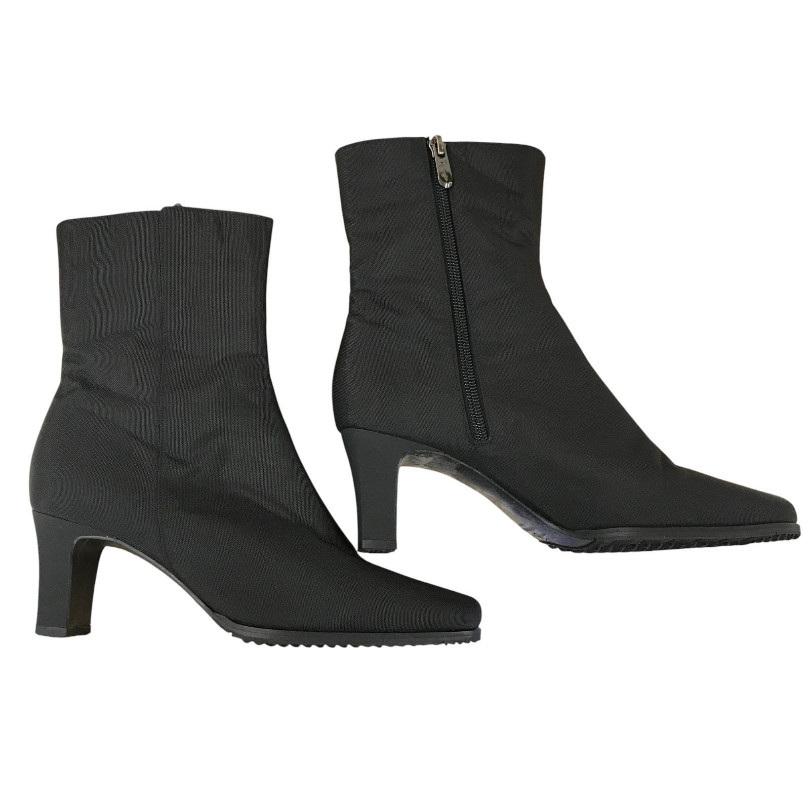 Z1465 銀座かねまつ GINZA Kanematsu ショートブーツ サイドジップ