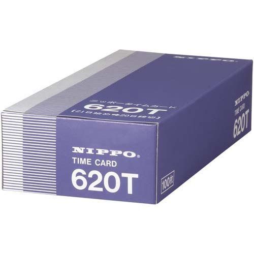 (まとめ) ニッポー 標準タイムカード 月末締 631T 1パック（100枚） 〔×10セット〕 代引不可 まとめ） ニッポー 標準タイムカード 月末締 631T 1パック（100枚