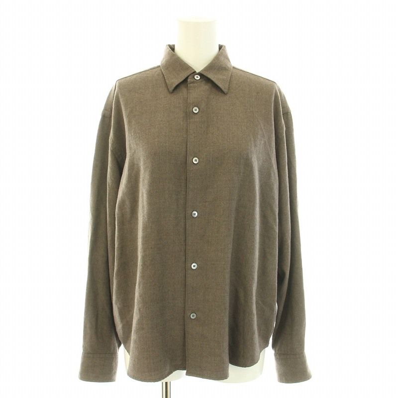 オーラリー AURALEE 23AW スーパーライトウールシャツ SUPER LIGHT  