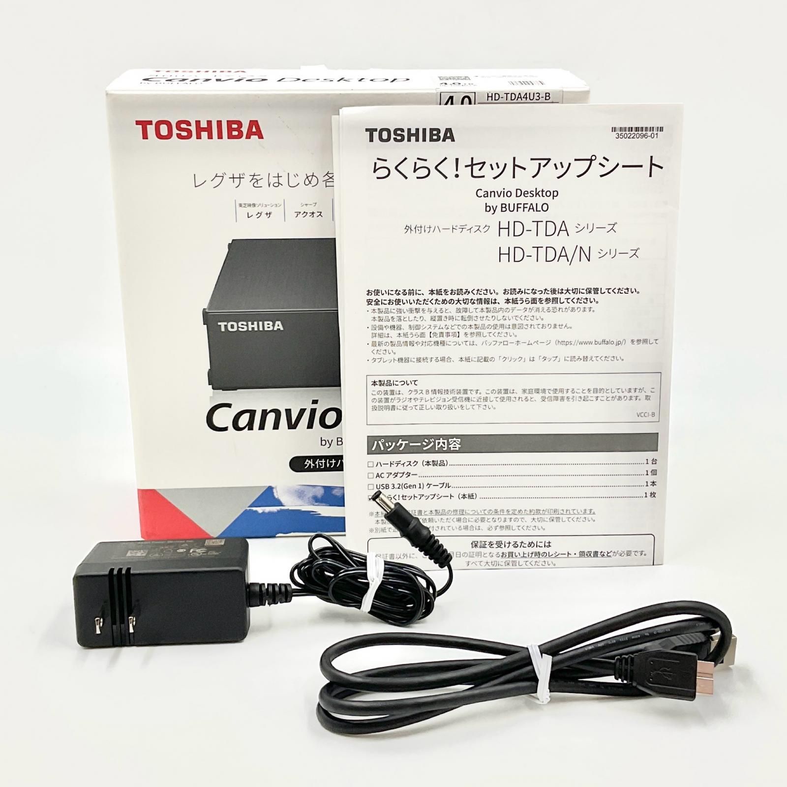 新品未開封 バッファロー TOSHIBA 外付けHDD 6TB CANVIO DESKTOP HD