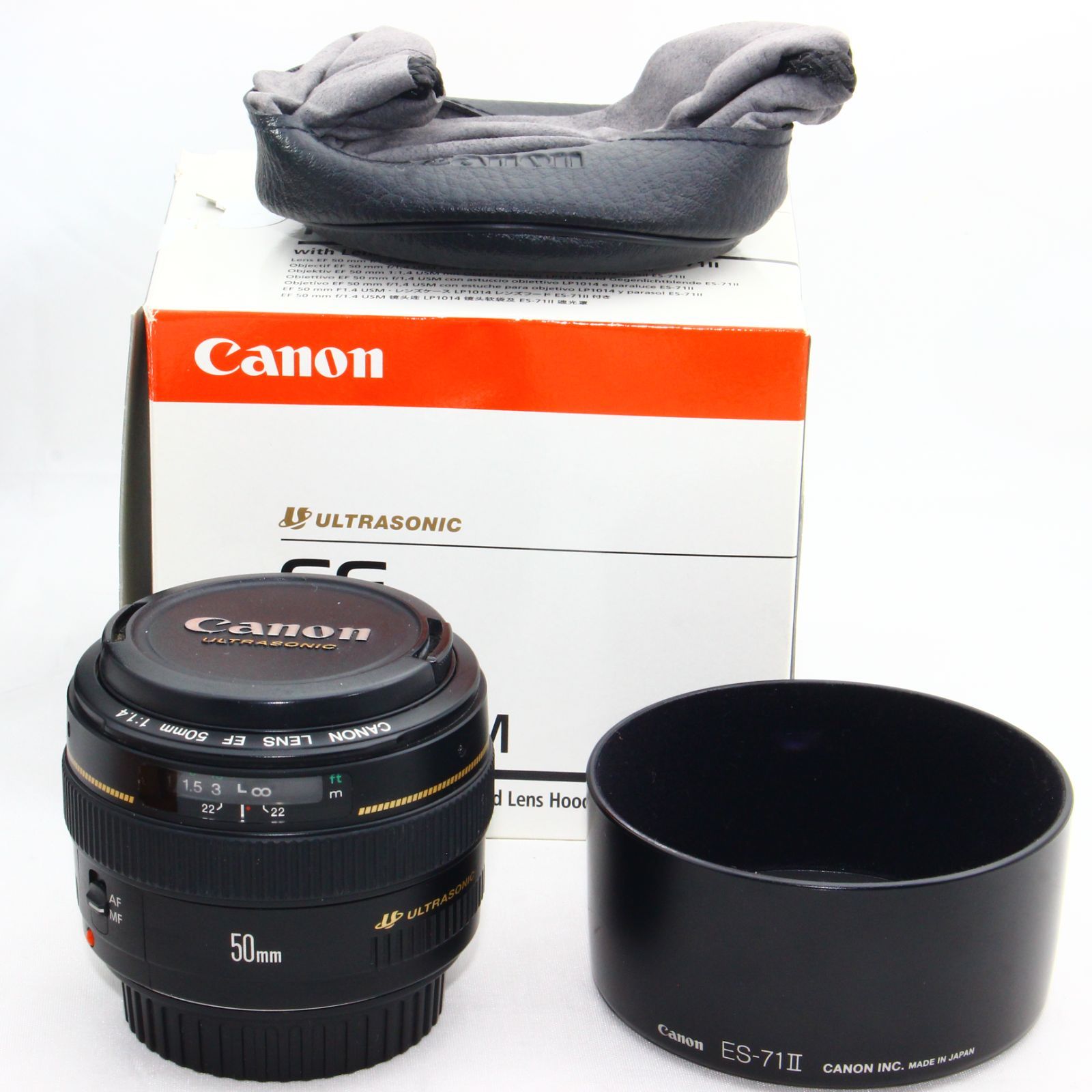 大型専門店 美品☆フルサイズ対応 Canon 単焦点レンズ EF50mm F1.4 USM