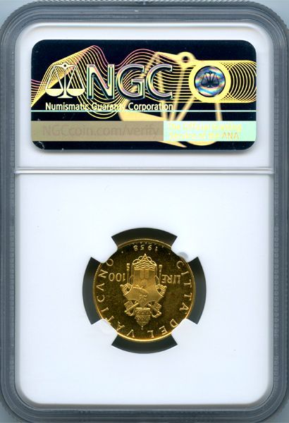 美品 バチカン 1933-1934 AU58 50センテシミ硬貨 ピウス11世 バチカン 1933～34 100リラ ピウス11世 金貨 NGC