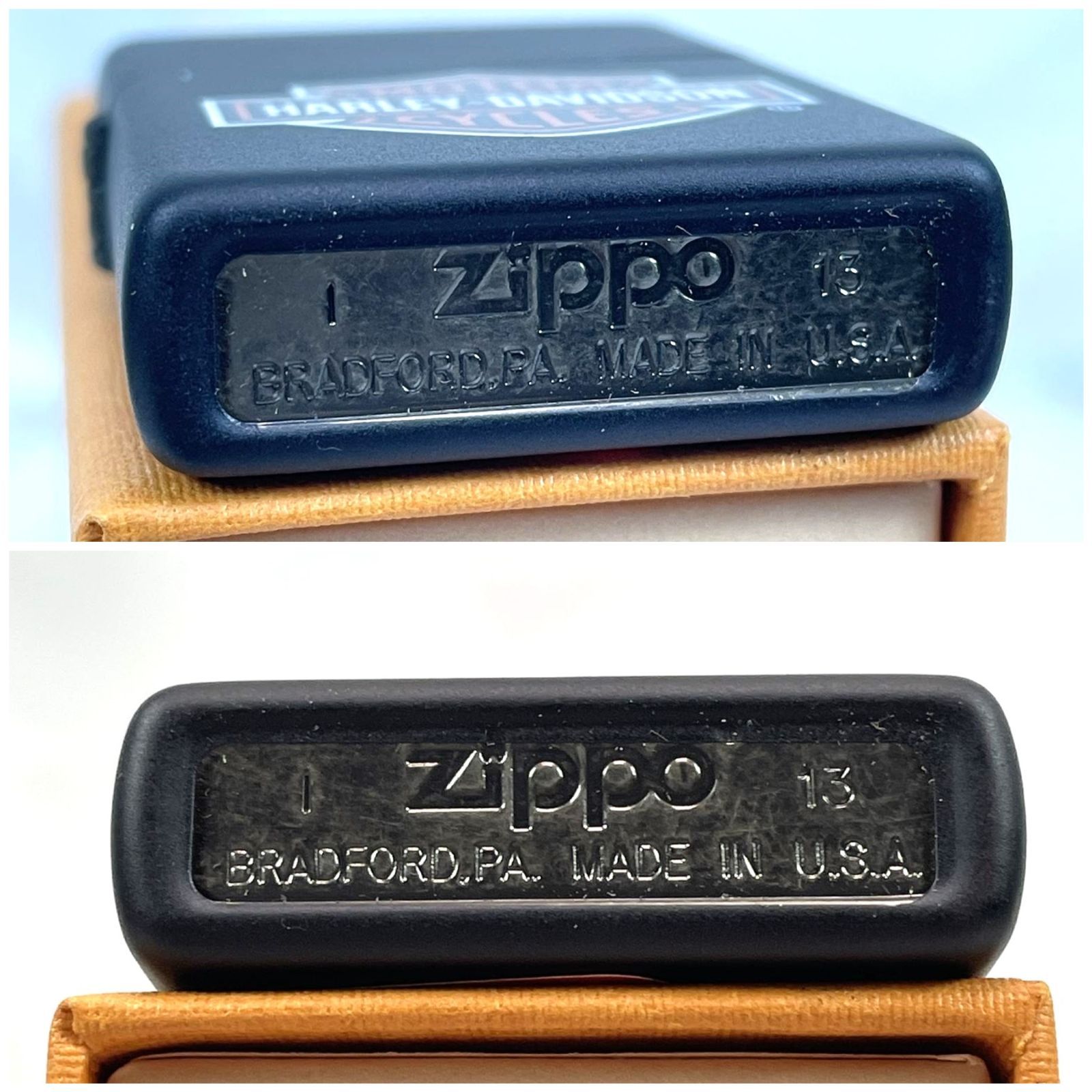 未使用 ZIPPO ハーレーダビッドソン ロゴ USA製オイルライター a959 