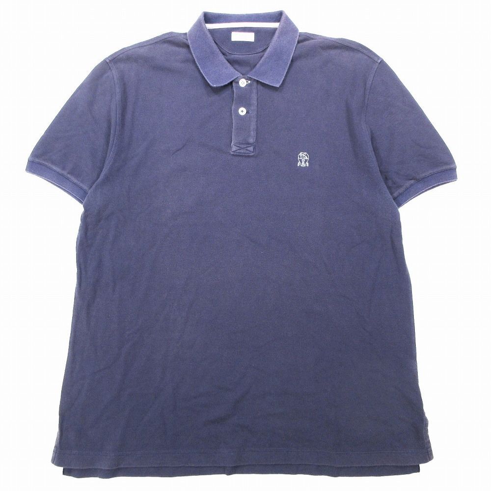 BRUNELLO CUCINELLI ブルネロクチネリ カノコ 鹿の子 ポロシャツ 半袖 