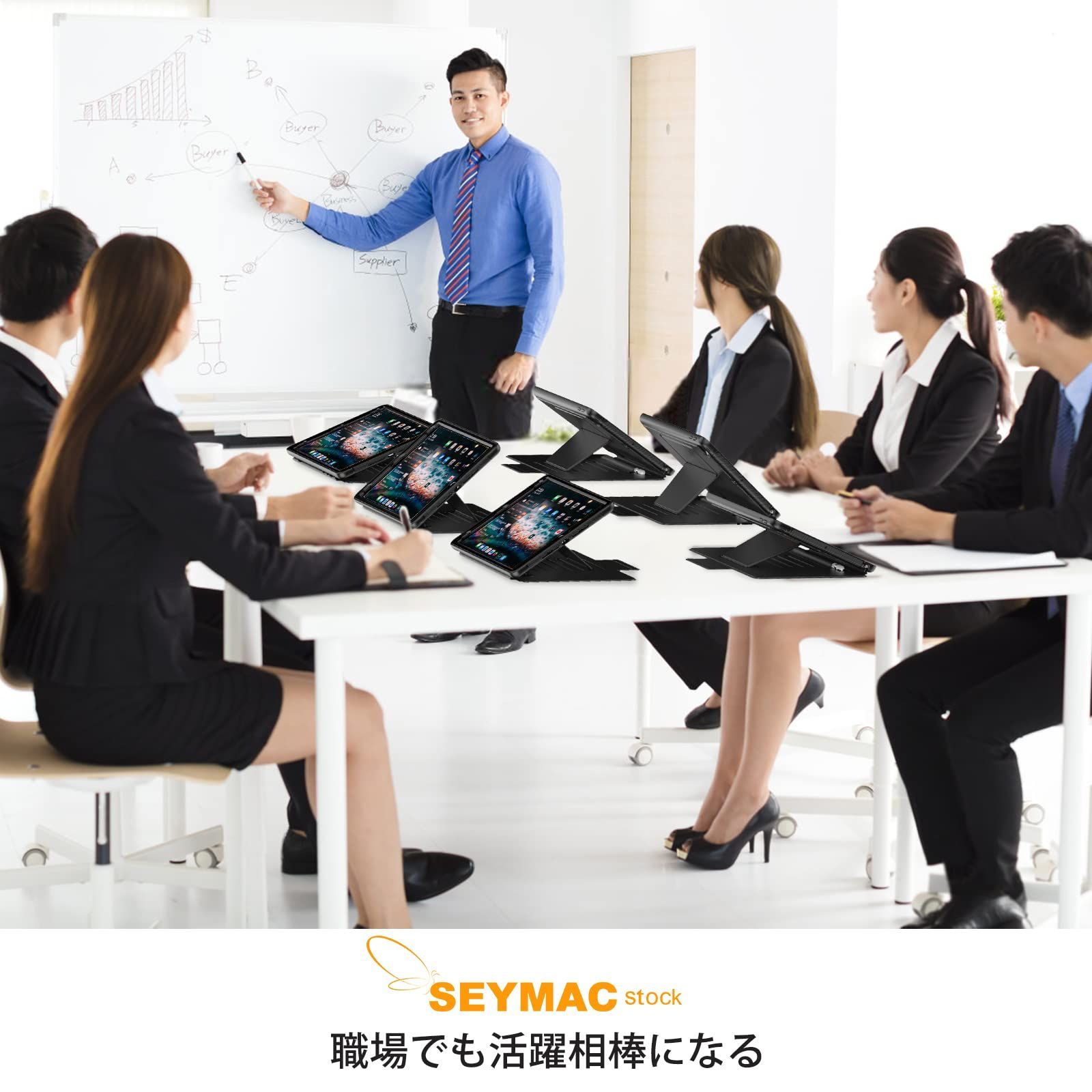 メルカリShops - 【カラー: ブラック】stock ケース SEYMAC iPad 9/8/7世代