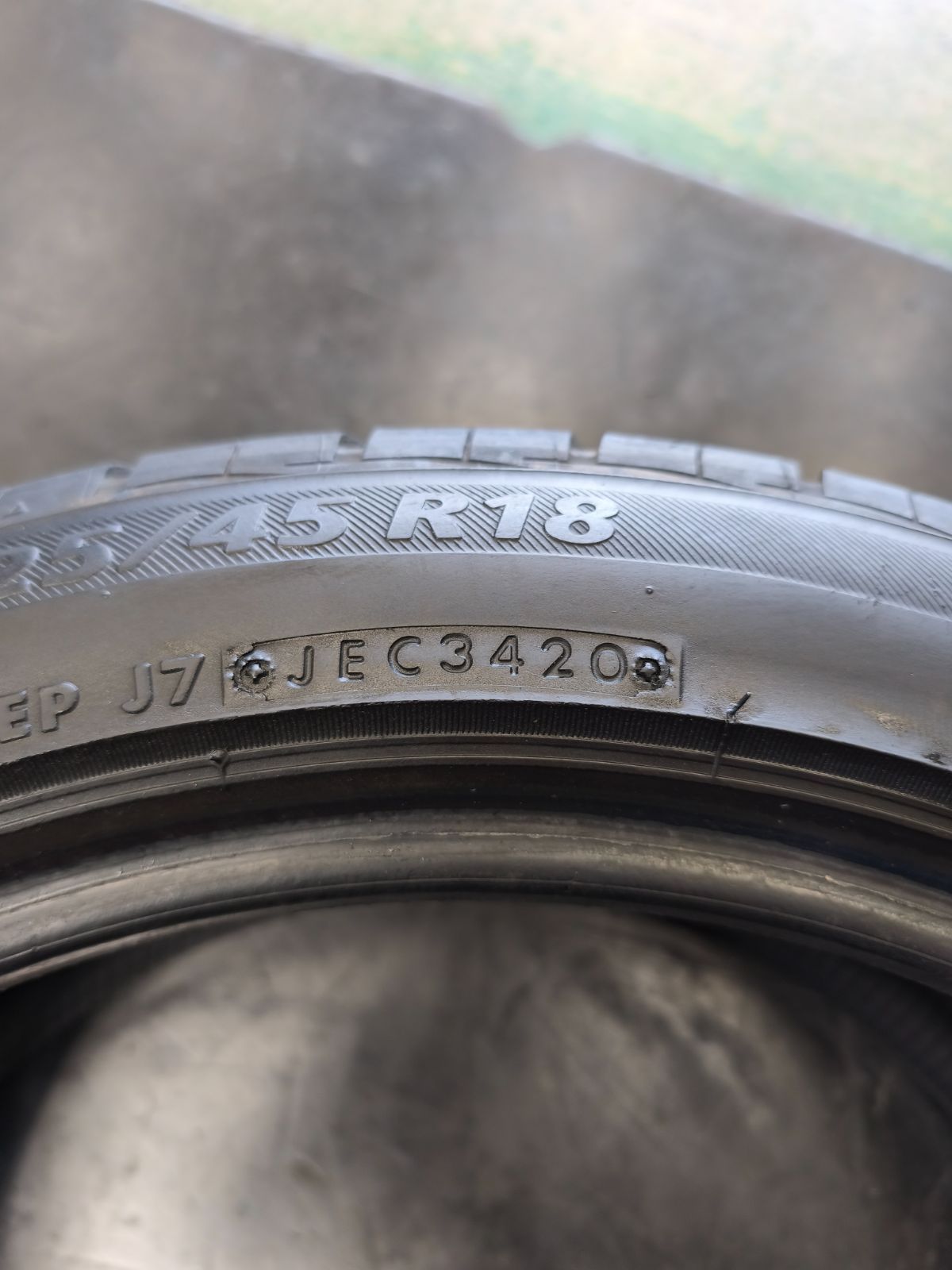中古タイヤ ブリヂストン ネクストリー 225/45R18 95W XL 1本