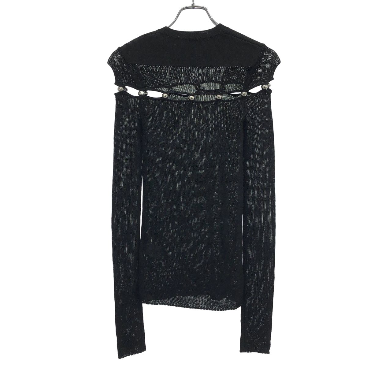 ISABEL MARANT イザベルマラン 25 SS Elsie Sweater デザインニットセーター -C 2 L 01 I ブラック 38