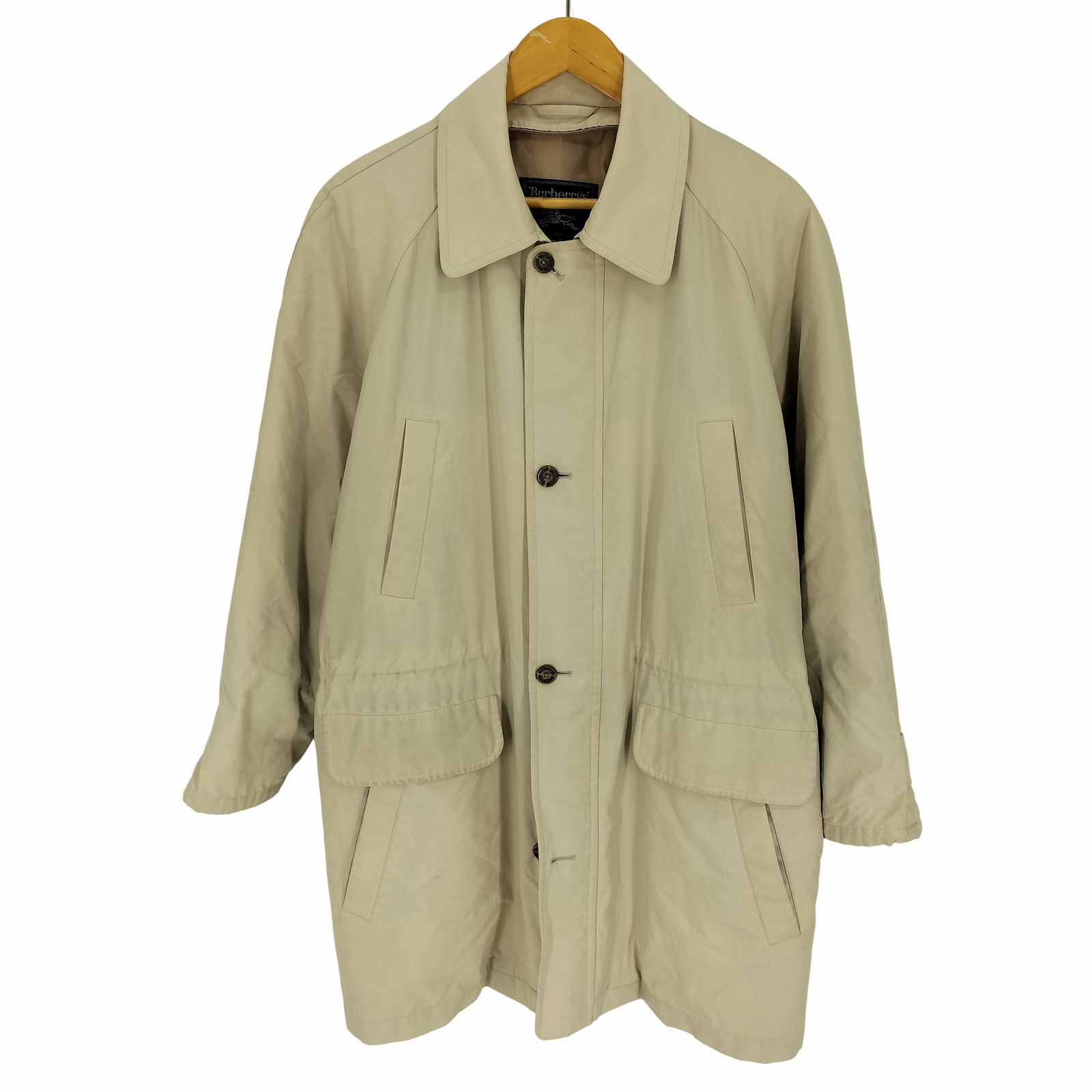 バーバリーズ BURBERRY'S 80-90S ジップアップ ハーフ ステンカラー
