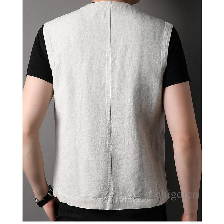 ゴリ麻ベスト ゴリ麻ベスト 綿麻畦編ニットベスト＜大きいサイズ有＞シックスタイル 通販