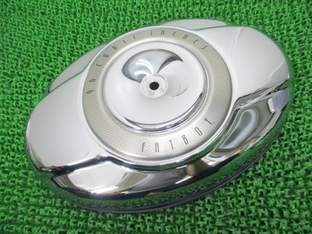 FLSTF1580 エアクリーナーカバー 5HD1BX5E4AB011*** ハーレー 純正 中古 バイク 部品 ファットボーイ 希少品 品薄 割れ欠け無し