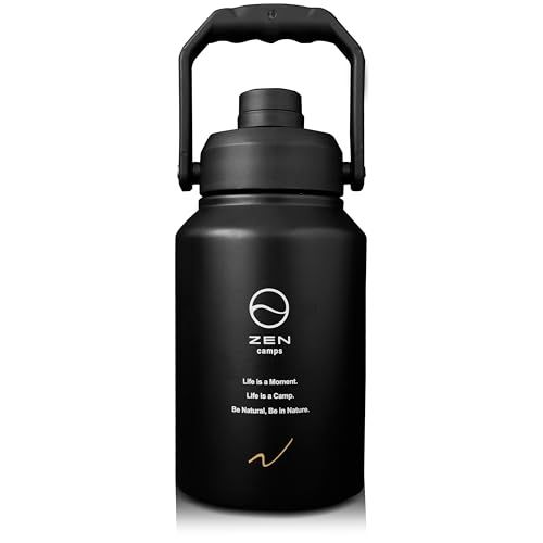 ZEN Camps アイスジャグ アイスコンテナ 保冷 保温 キャンプ アウトドア 真空断熱構造 1.9L 3.8L 口広 ハーフガロン m 28f1de4a