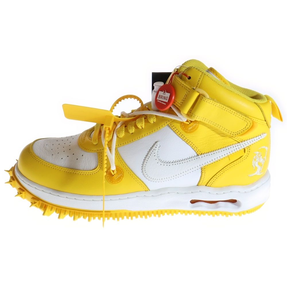NIKE (ナイキ) ×OFF-WHITE AIR FORCE 1 MID SP LTHR オフホワイト エア 