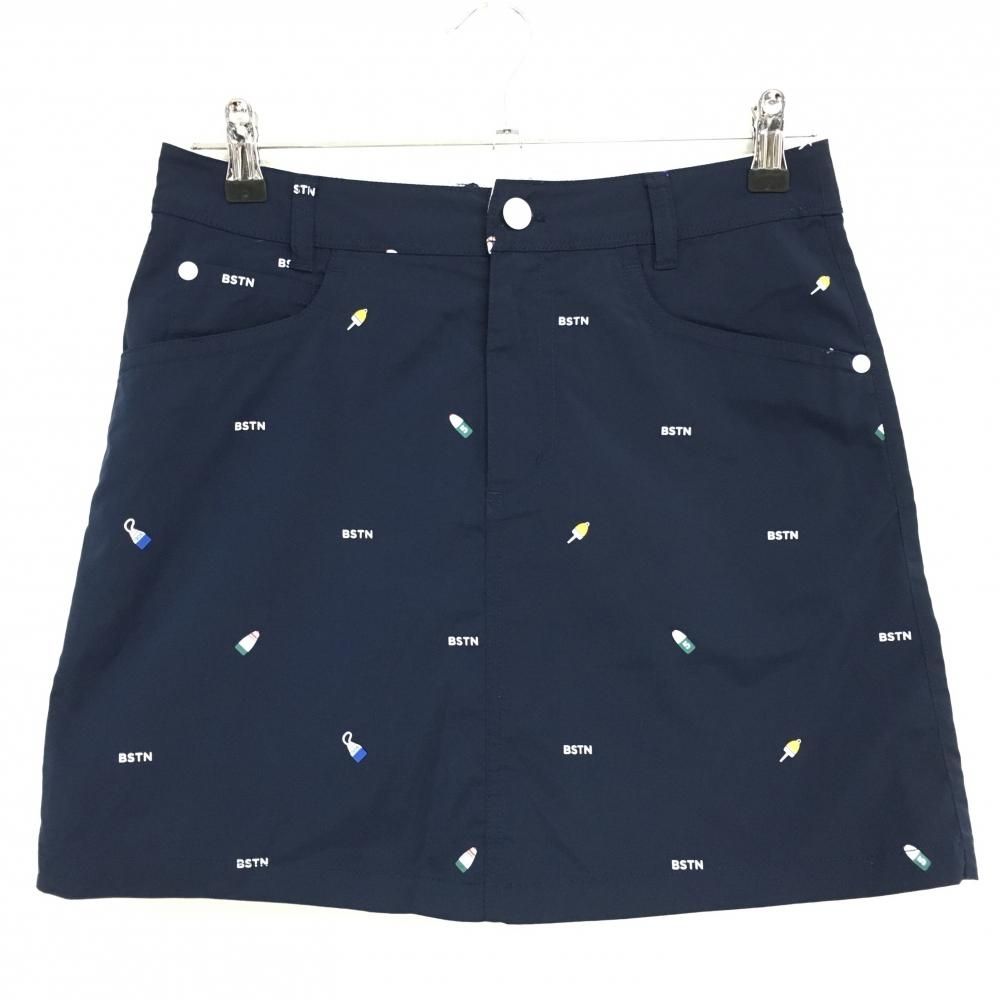 ☆特価☆【超美品】ニューバランスゴルフ スカート ネイビー×白