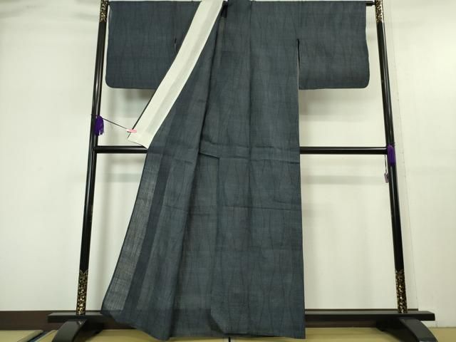 平和屋本店□極上 夏物 重要無形文化財 本場宮古上布 苧麻 立涌文 逸品  