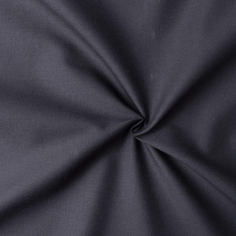 日本紐釦貿易 Nippon Chuko エイティスクエア 無地 生地 綿 シャーティング チャコール ブラック系 巾約108cm×7m切売カット KD4630-262-7M 0