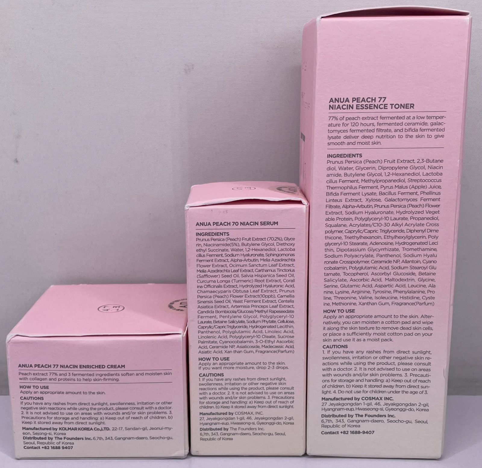 アヌア　桃セット Anua Peach 77+ Niacin スキンケアセット pic.jpg