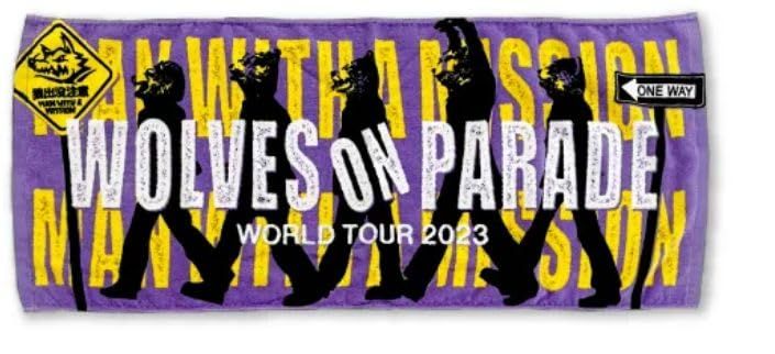 MAN WITH A MISSION マンウィズアミッション World Tour 2025 ～WOLVES ON PARADE～ツアー タオル パープル パープル