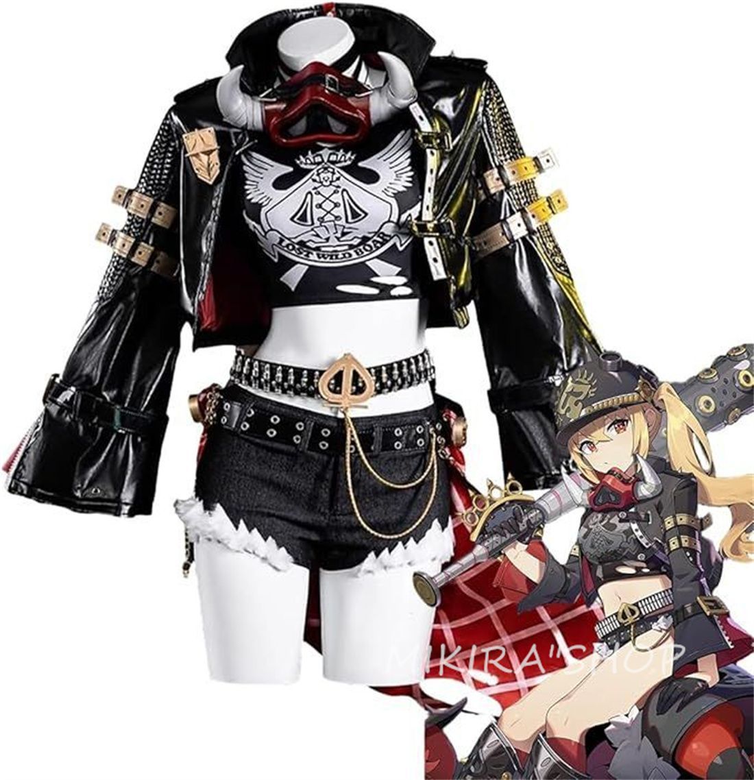 Cosplay パーティー ゼンレスゾーンゼロ ルーシー コスプレ ヘルメット マスク付き 高品質豪華セット コスチューム アクセサリー 全セット 高度還元 イベント クリスマス 学園祭 文化祭 仮装 変装