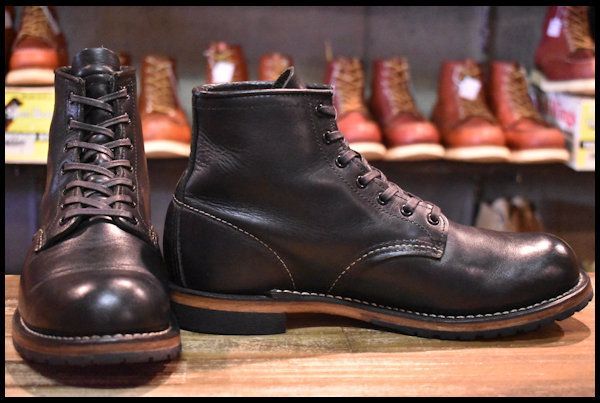 REDWING 9414 8D ベックマンブラック 8D 良品 17年】レッドウィング 9414 ベックマン 黒 ブラック フェザー