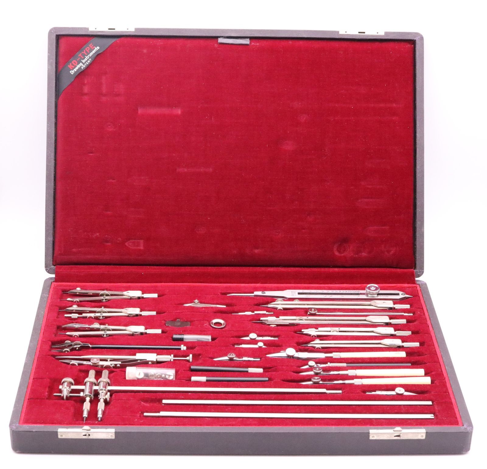 製図用 ウチダ ケント コンパスセット KENT KD-TYPE PATENTS 未